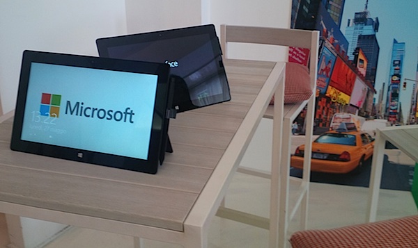 Surface pro table
