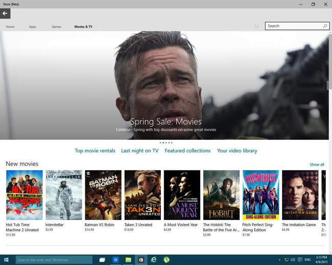 Windows Store beta Windows 10