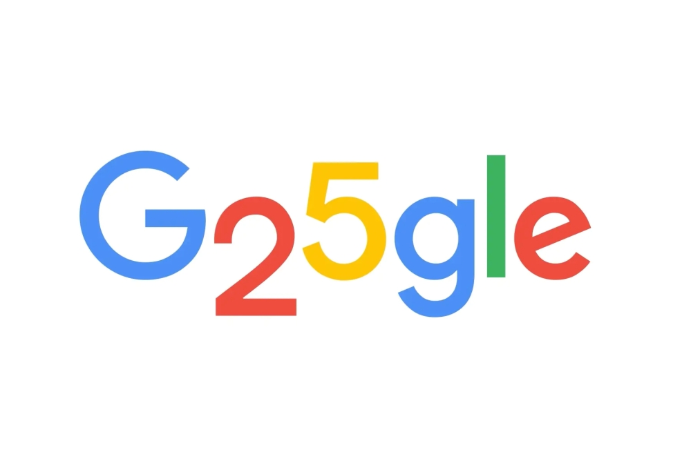 25 anni Google Logo