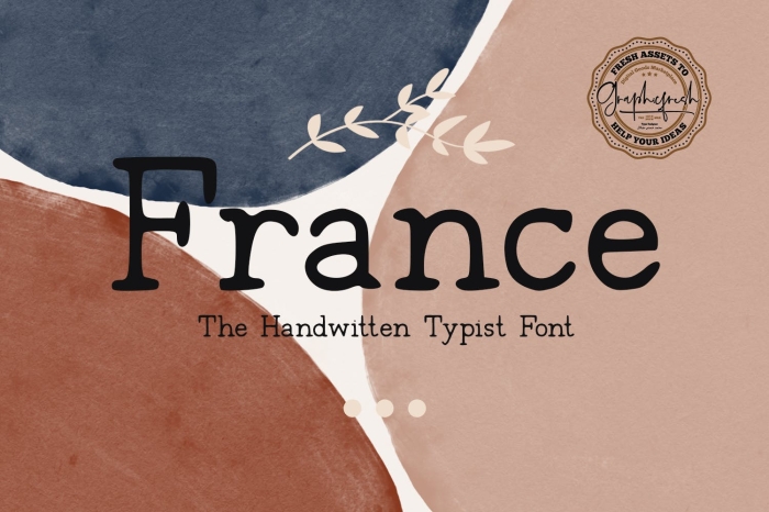 25 e oltre fonts in stile francese