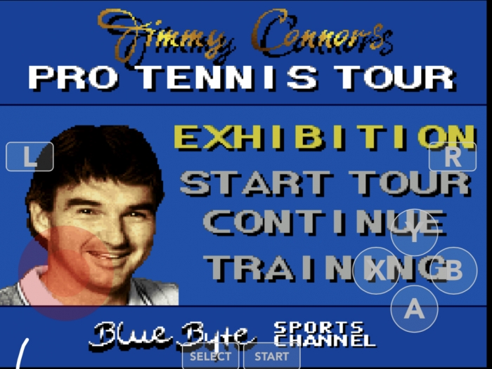 Jimmy Connors Pro Tennis Tour SNES