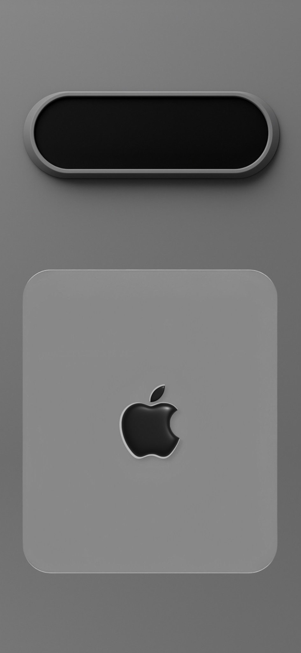 Sfondo dedicato ad una Lock Screen che a come tema iPhone Air colore grigio