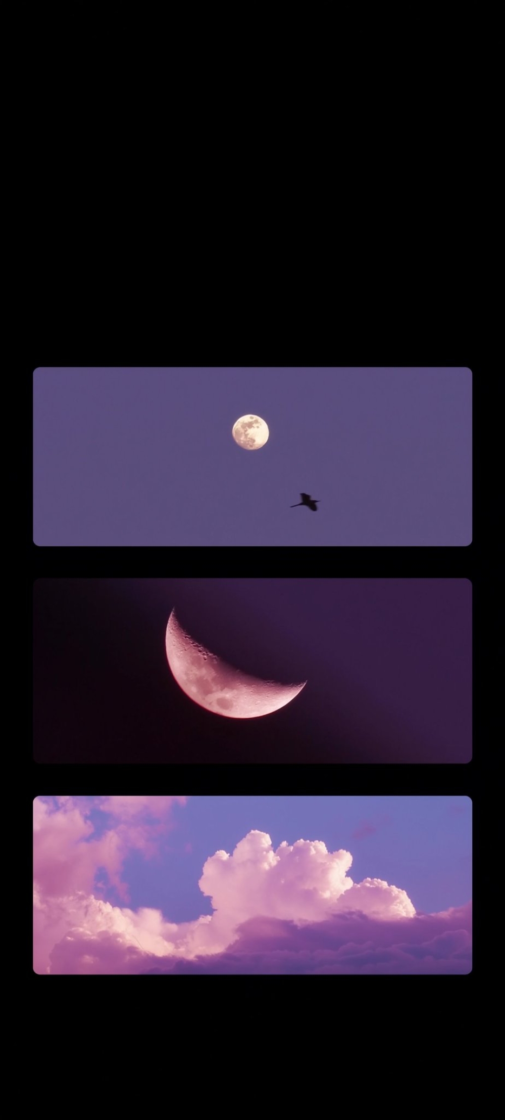 Sfondo dedicato a dei tabs di Luna Viola, Cielo e Nuvole