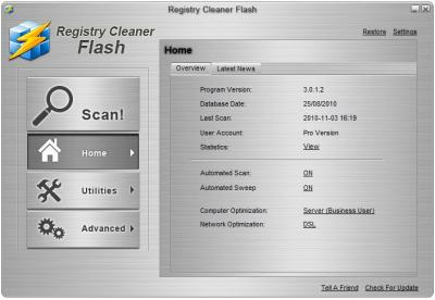 Registry Cleaner Flash