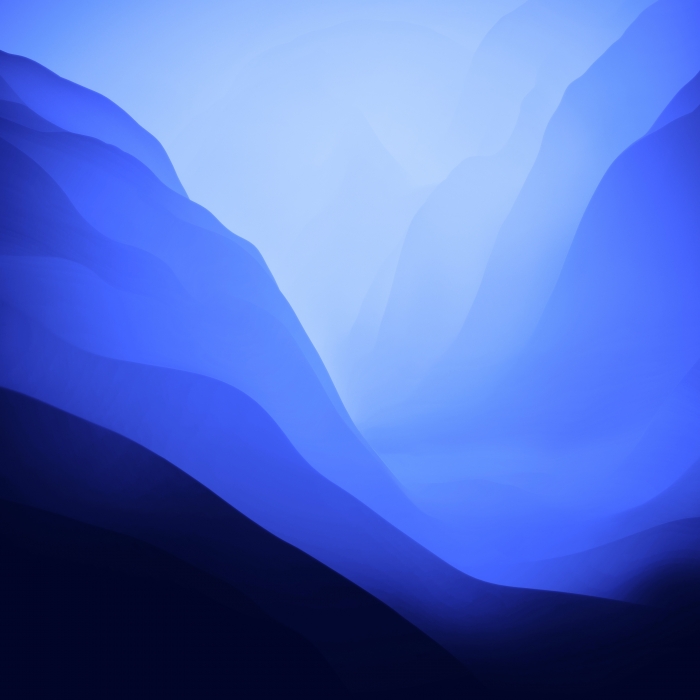 Sfondo ufficiale macOS Monterey in versione blu