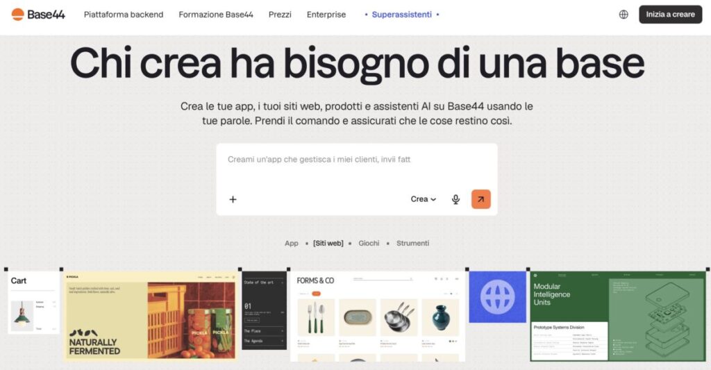 Base44: la piattaforma no-code che trasforma le tue idee in app, siti e agenti AI funzionanti