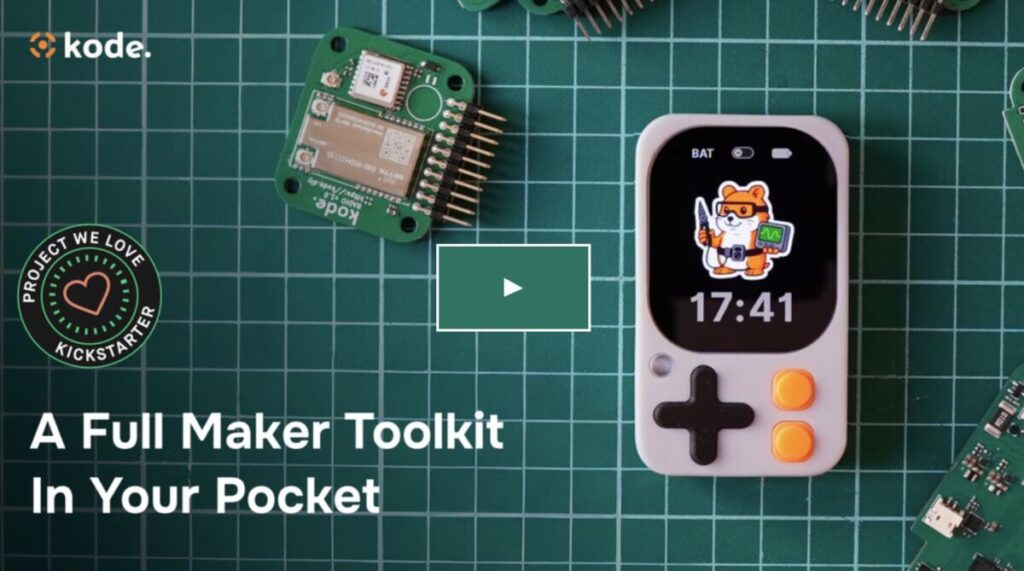 Kode Dot: un video dedicato al dispositivo tutto-in-uno per maker sempre a portata di mano
