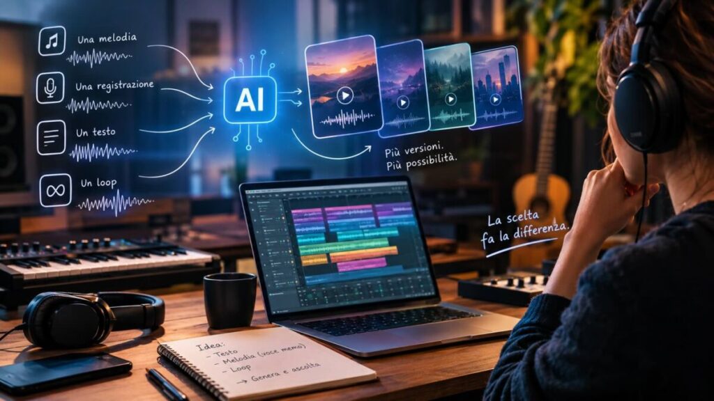 Come i generatori di musica AI stanno cambiando la creazione di canzoni