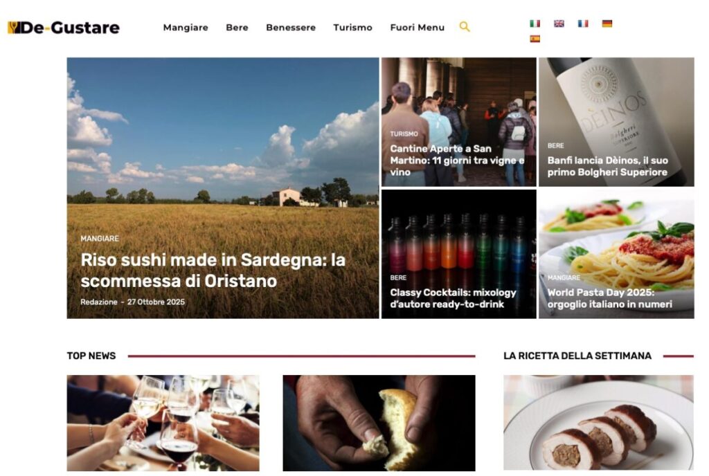 De-gustare.it: La guida dedicata al gusto italiano