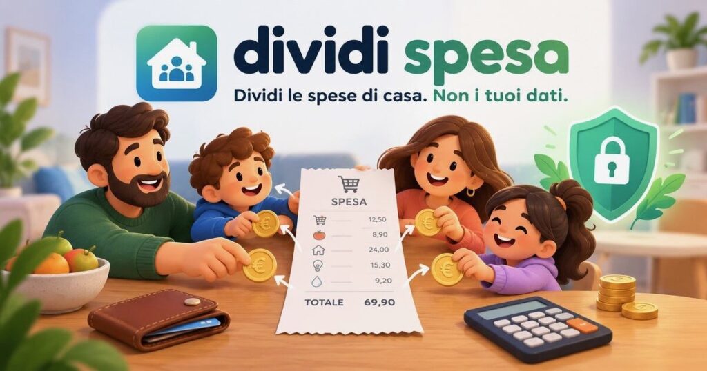 Dividi Spesa: Applicazione per famiglia per dividere e controllare le spese comuni