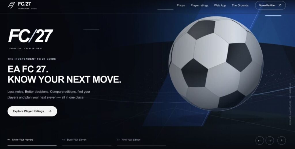 EA FC 27: guida indipendente e squad builder