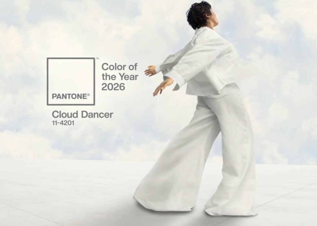 Il Nuovo Colore Pantone per il 2026: Cloud Dancer, un Bianco che fa Parlare