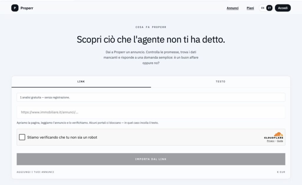 Properr: analizzare gli annunci immobiliari con l’intelligenza artificiale