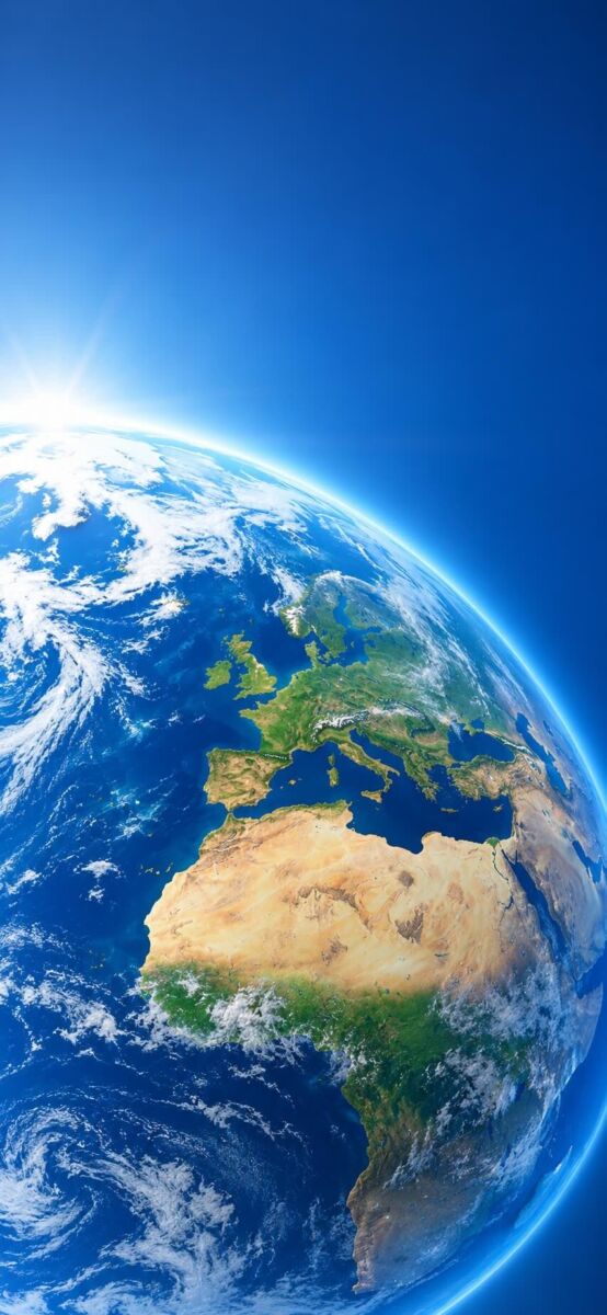 Sfondo dedicato ad una immagine della terra dark e light