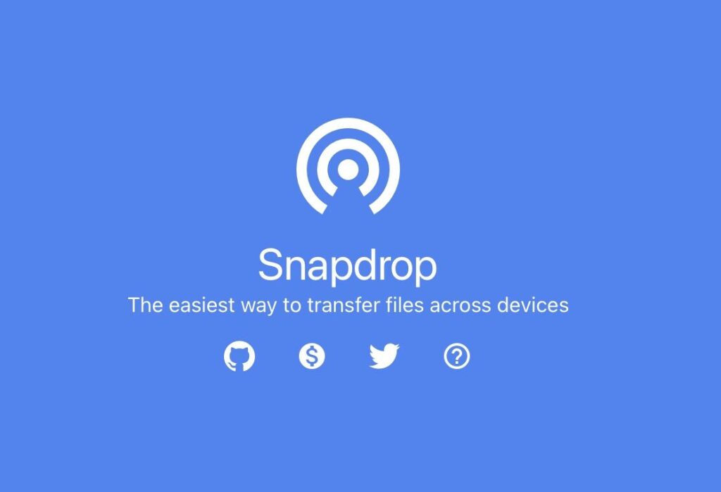Snapdrop: trasferire file tra dispositivi direttamente dal browser