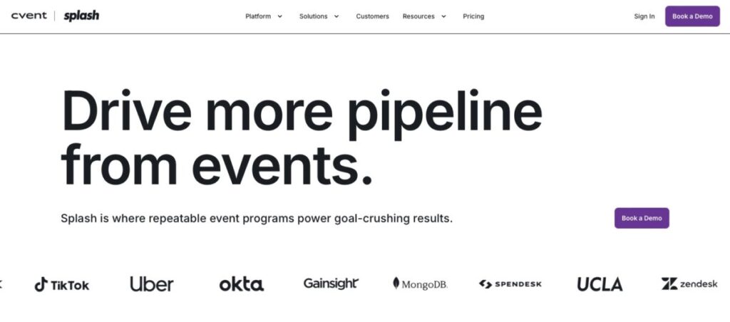 Splash: La piattaforma Leader per gestire e creare eventi di Marketing