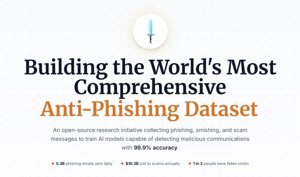 Sting9: Il progetto che mira a costruire il database di messaggi phishing piu completo al mondo