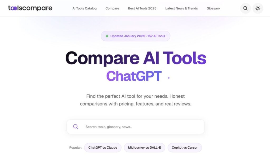 Tools Compare: confrontare gli strumenti di intelligenza artificiale