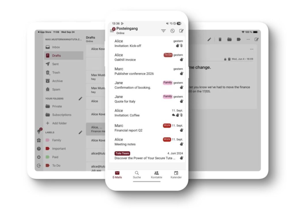 Tuta: Software e Applicazione di email e calendari con focus privacy e sicurezza